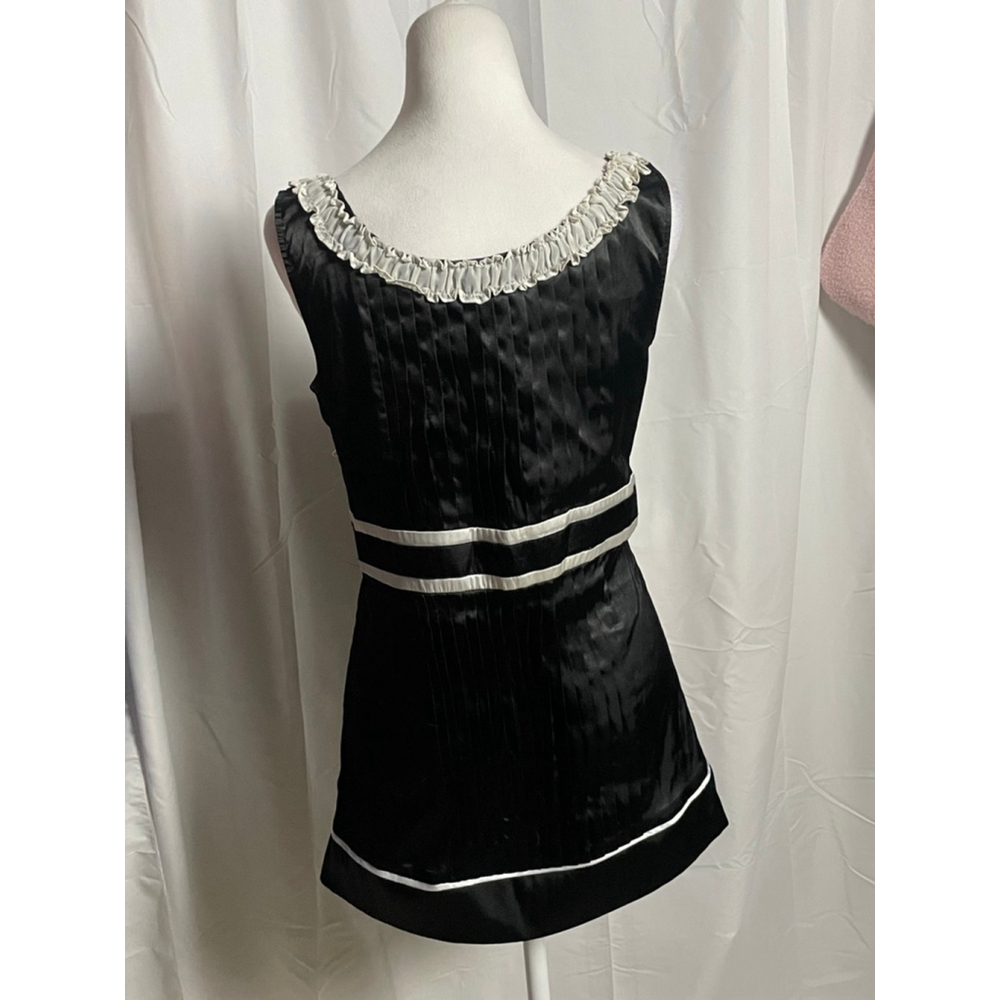 Women's Nicole by Nicole Miller Black & White Tank Top Size 6 - Picture 3 of 4